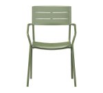 Agora Lafuma armchair, armrests, aluminum and polypropylene