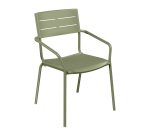 Agora Lafuma armchair, armrests, aluminum and polypropylene