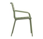 Agora Lafuma armchair, armrests, aluminum and polypropylene