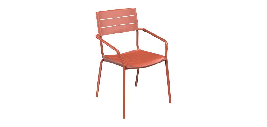 Agora fauteuil Lafuma, armleuningen, aluminium en polypropyleen