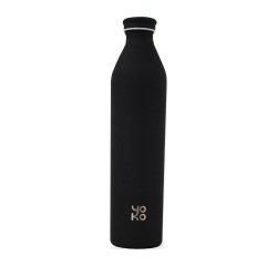 Gourde isotherme Yoko 1 L, noir mat