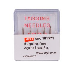 Agujas finas para pistola naveteadora Apli Pack 5 unidades (101571)