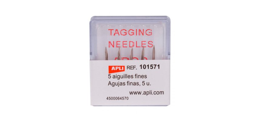 Agujas finas para pistola naveteadora Apli Pack 5 unidades (101571)
