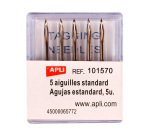 Agujas estándar para pistola naveteadora Apli Pack 5 unidades (101570)