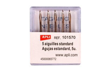 Agujas estándar para pistola naveteadora Apli Pack 5 unidades (101570)