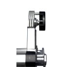 Scala telescopica STP Clik Clak per uso professionale in alluminio, 6 x 4 gradini
