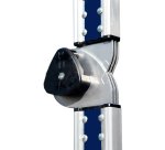 Scala telescopica STP Clik Clak per uso professionale in alluminio, 6 x 4 gradini