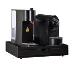 Pack accueil JVD : Machine à café Mini Corseto + Distributeur d'eau chaude Royce + Plateau Charme avec tiroir