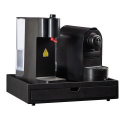 Pack accueil JVD : Machine à café Mini Corseto + Distributeur d'eau chaude Royce + Plateau Charme avec tiroir