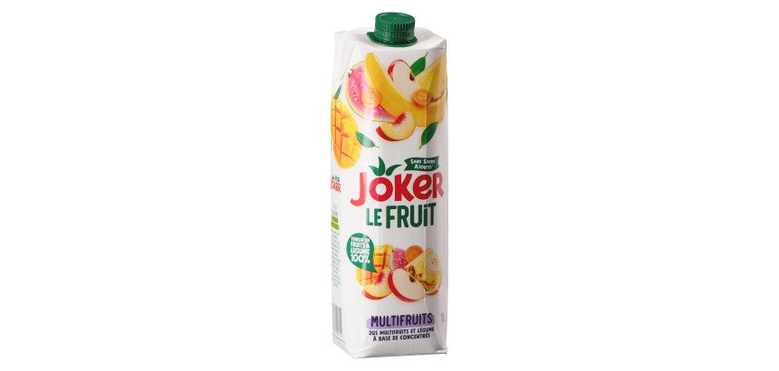 Jus Multifruit Joker le fruit 1 L - 12 briques