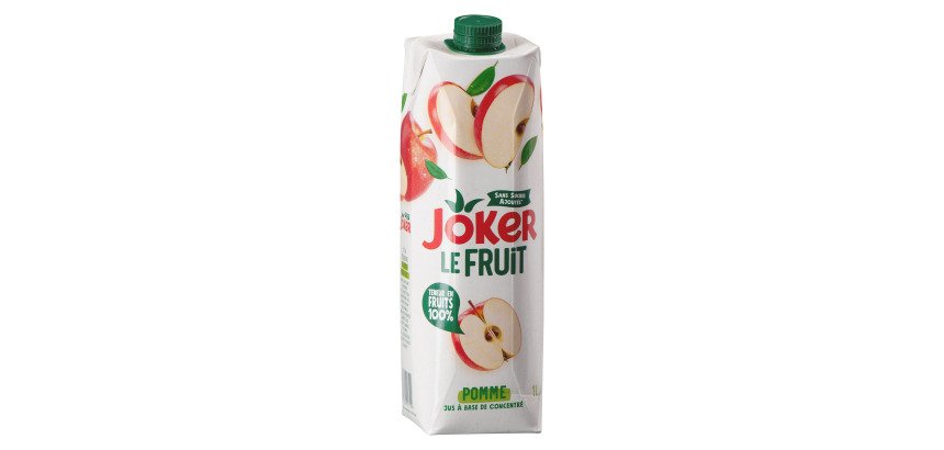 Jus de pomme Jocker Le Fruit 1 L - 12 briques