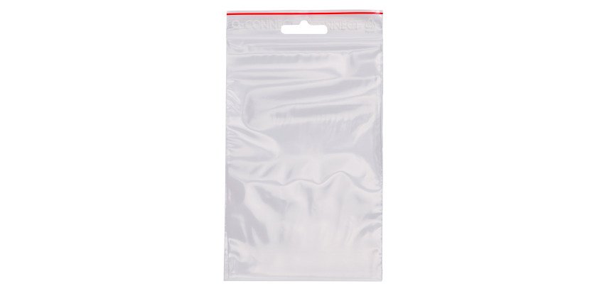 Sachet à fermeture Zip transparent 100 x 150 mm - 50 microns - Carton de 1000