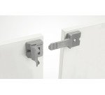 Système d'accroche pour tables rabattables Polly