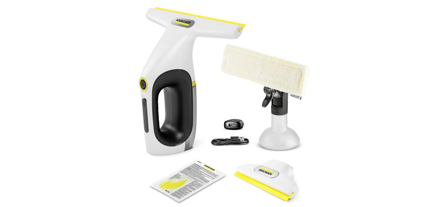 Kärcher WV 2 Universal Precision laveur de vitres électriques 0,12 L Noir, Jaune