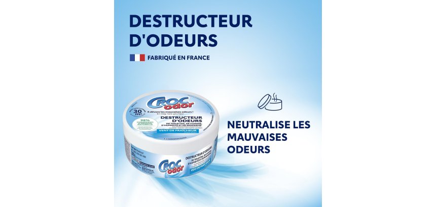 Croc Odor geurvernietiger frisse wind - doos van 300 g