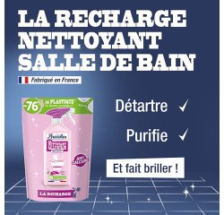 Briochin antikalk badkamerreiniger met bloemengeur - Navulling van 750 ml