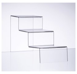 Expositor de producto 3 escalones estrecho