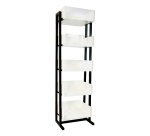 Mueble expositor de madera con 5 bandejas