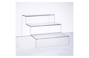 Expositor de producto 3 escalones ancho