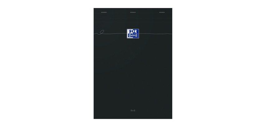 Oxford Smart A4 Notepad with Small Squares - Soft Cover - Intense Assorted Colors