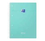 Oxford Smart 5-in-1 A4+ Notizbuch mit kleinen Karos – 180 Seiten, Spirale, flexible Umschlag - Pastellfarbene Sortierung