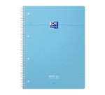Oxford Smart 5-in-1 A4+ Notizbuch mit kleinen Karos – 180 Seiten, Spirale, flexible Umschlag - Pastellfarbene Sortierung