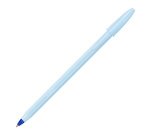 Stylo bille Bic Cristal Pastel à capuchon pointe 1 mm - écriture moyenne - Boîte de 20