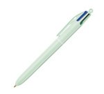 Stylo bille 4 couleurs BIC Minéral rétractable – Pointe 1 mm – Écriture moyenne – Boîte de 12