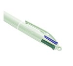 Stylo bille 4 couleurs BIC Minéral rétractable – Pointe 1 mm – Écriture moyenne – Boîte de 12