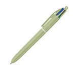 Stylo bille 4 couleurs BIC Minéral rétractable – Pointe 1 mm – Écriture moyenne – Boîte de 12