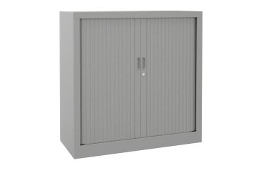 Metall-Monoblock-Schrank mit Rollläden Généric B 100 x H 100 x T 43 cm Korpus Aluminium
