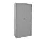 Monobloc metal cabinet with shutters Generic L 100 x H 198 x D 43 cm aluminum body