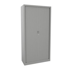 Monobloc metal cabinet with shutters Generic L 100 x H 198 x D 43 cm aluminum body