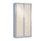 Monobloc metal cabinet with shutters Generic L 100 x H 198 x D 43 cm aluminum body