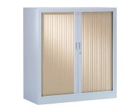 Armoire à rideaux monobloc Généric corps métal - L 100 x H 100 x P 43 cm - NF-OEC et GS