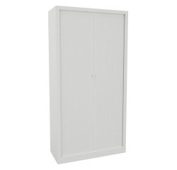Armoire monobloc métal à rideaux Généric L 100 x H 198 x P 43 cm unicolore