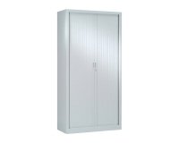 Armoire monobloc métal à rideaux Généric L 100 x H 198 x P 43 cm unicolore