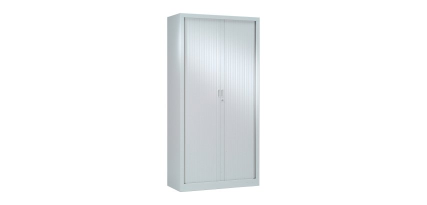 Metal monobloc cabinet with roller shutters Generic L 100 x H 198 x D 43 cm unicolor