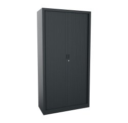 Armoire monobloc métal à rideaux Généric L 100 x H 198 x P 43 cm unicolore