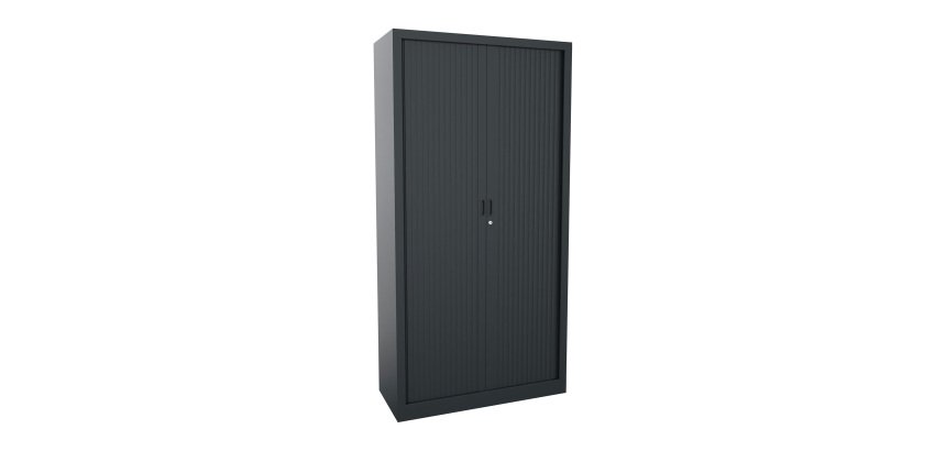 Metal monobloc cabinet with roller shutters Generic L 100 x H 198 x D 43 cm unicolor