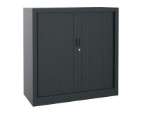 Armoire monobloc métal à rideaux Généric L 100 x H 100 x P 43 cm unicolore