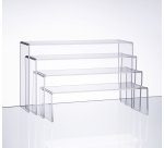 Expositor de producto con 4 escalones