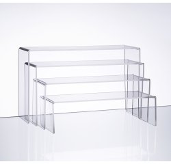 Expositor de producto con 4 escalones