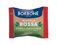 Caffè Borbone - Capsule Compostabili Compatibili A Modo Mio – Don Carlo Miscela Rossa – 50 pz