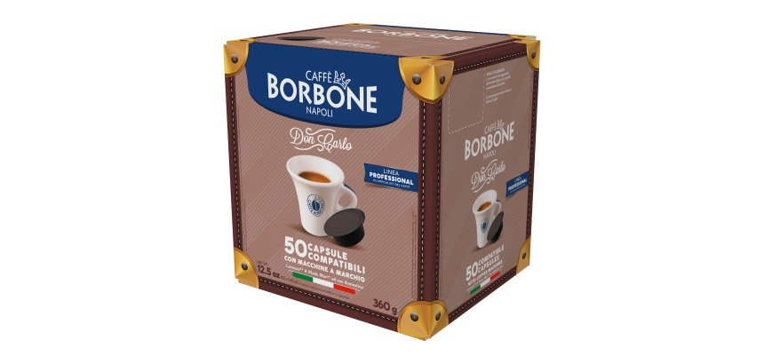 Caffè Borbone - Capsule Compatibili A Modo Mio – Don Carlo Miscela blu – 50 pz