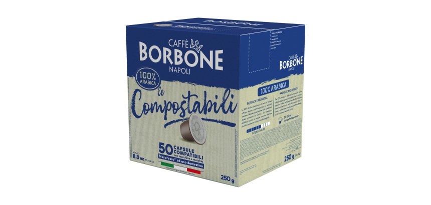 Caffè Borbone - Capsule Compostabili Compatibili Nespresso – 100% Arabica – 50 pz