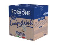 Caffè Borbone - Capsule Compostabili Compatibili A Modo Mio – 100% Arabica – 50 pz
