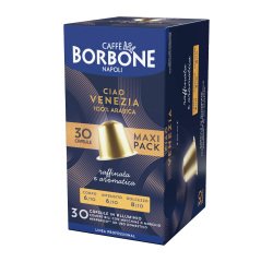 Caffè Borbone - Capsule Alluminio Compatibili Nespresso – Ciao Venezia – 3 x 30 pz
