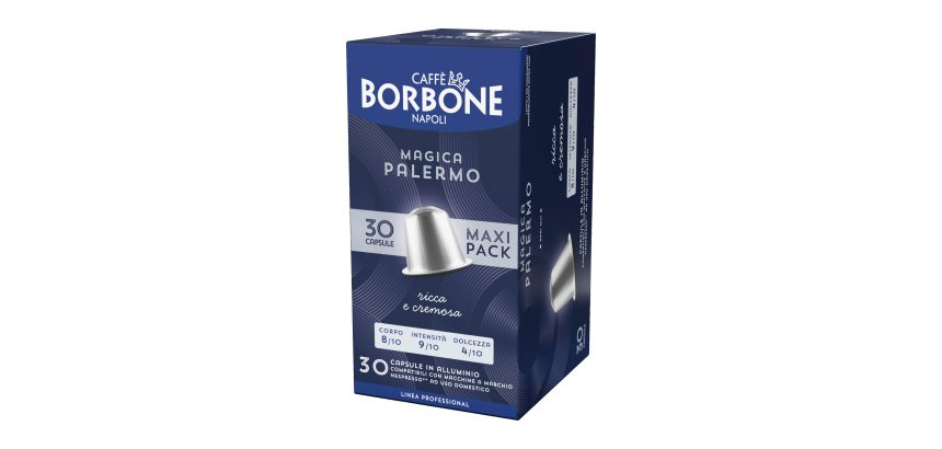 Caffè Borbone - Capsule Alluminio Compatibili Nespresso - Magica Palermo – 3 x 30 pz
