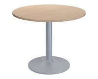 Table ronde Excellens - Pied métal tulipe - D 80 à 120 cm - de 3 à 6 personnes